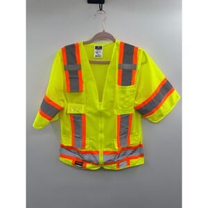 NWT Radians Surveyor Type R Class 2 Safety Vest Women S Volt 2-Shoulder Mic Tabs